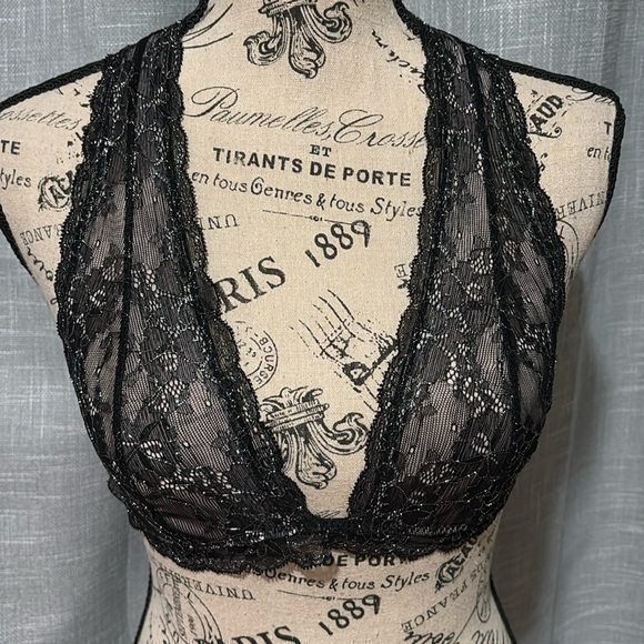 Urban Outfitters Other - Out from under shimmery black bralette